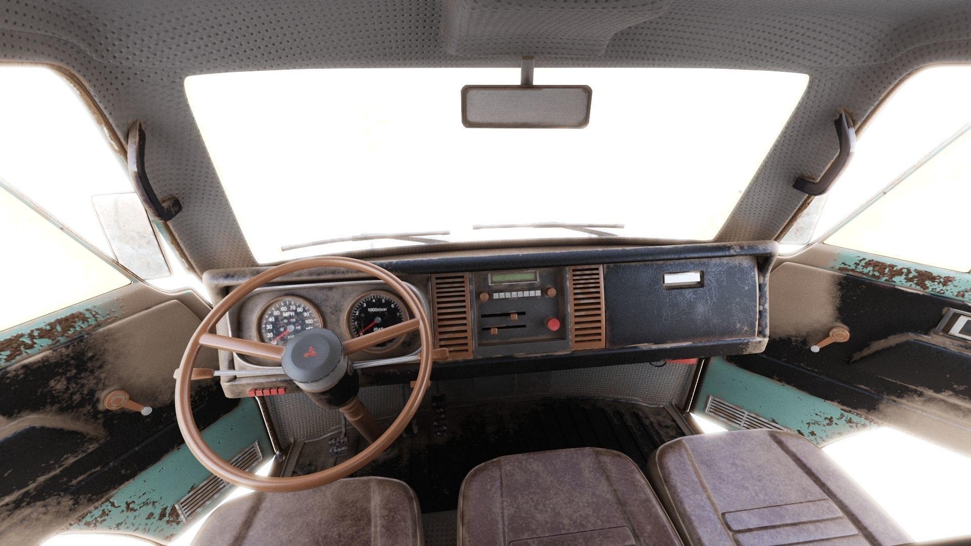 Mitsubishi Fuso Canter mk3 PBR 3D model_13