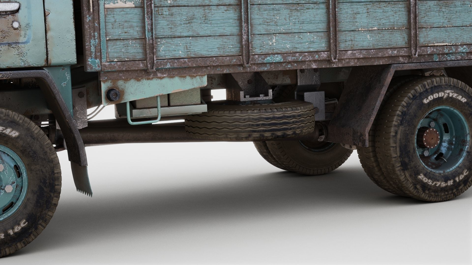 Mitsubishi Fuso Canter mk3 PBR 3D model_12