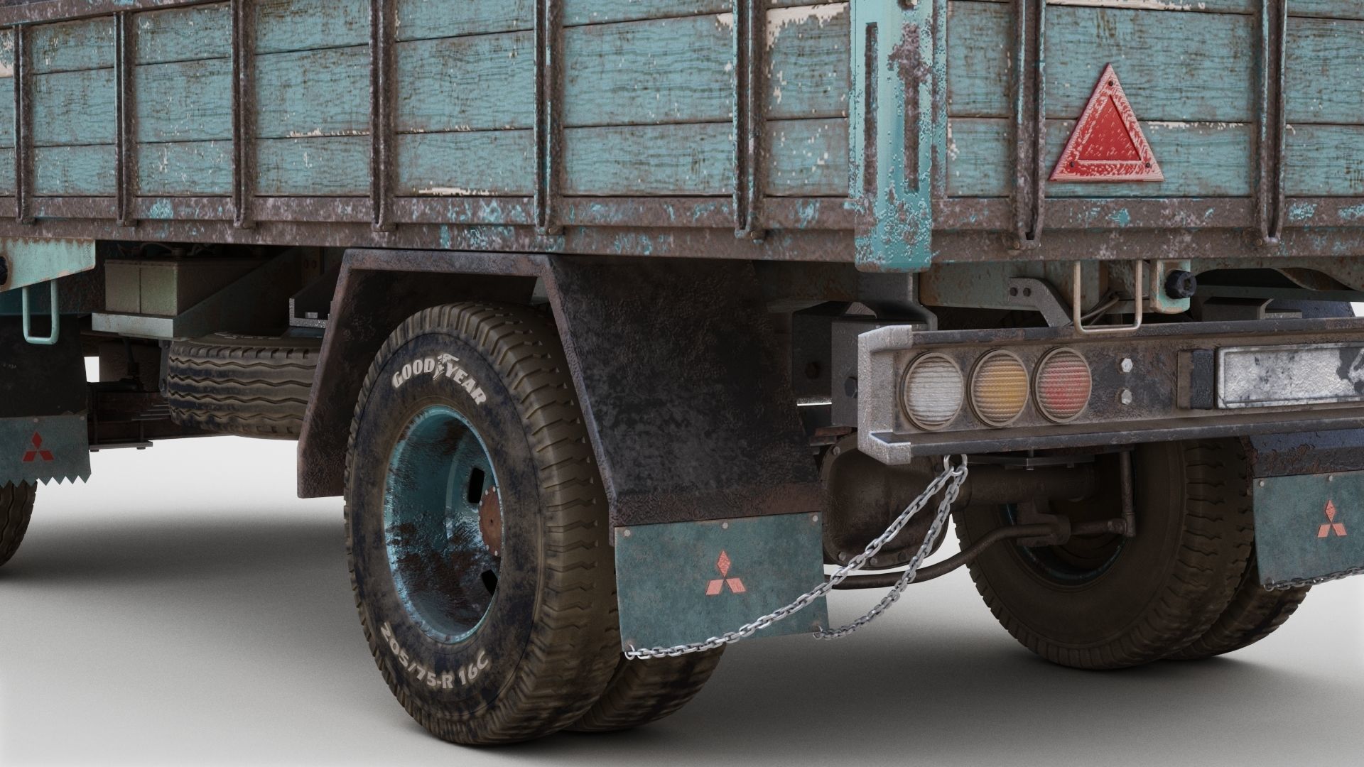 Mitsubishi Fuso Canter mk3 PBR 3D model_10