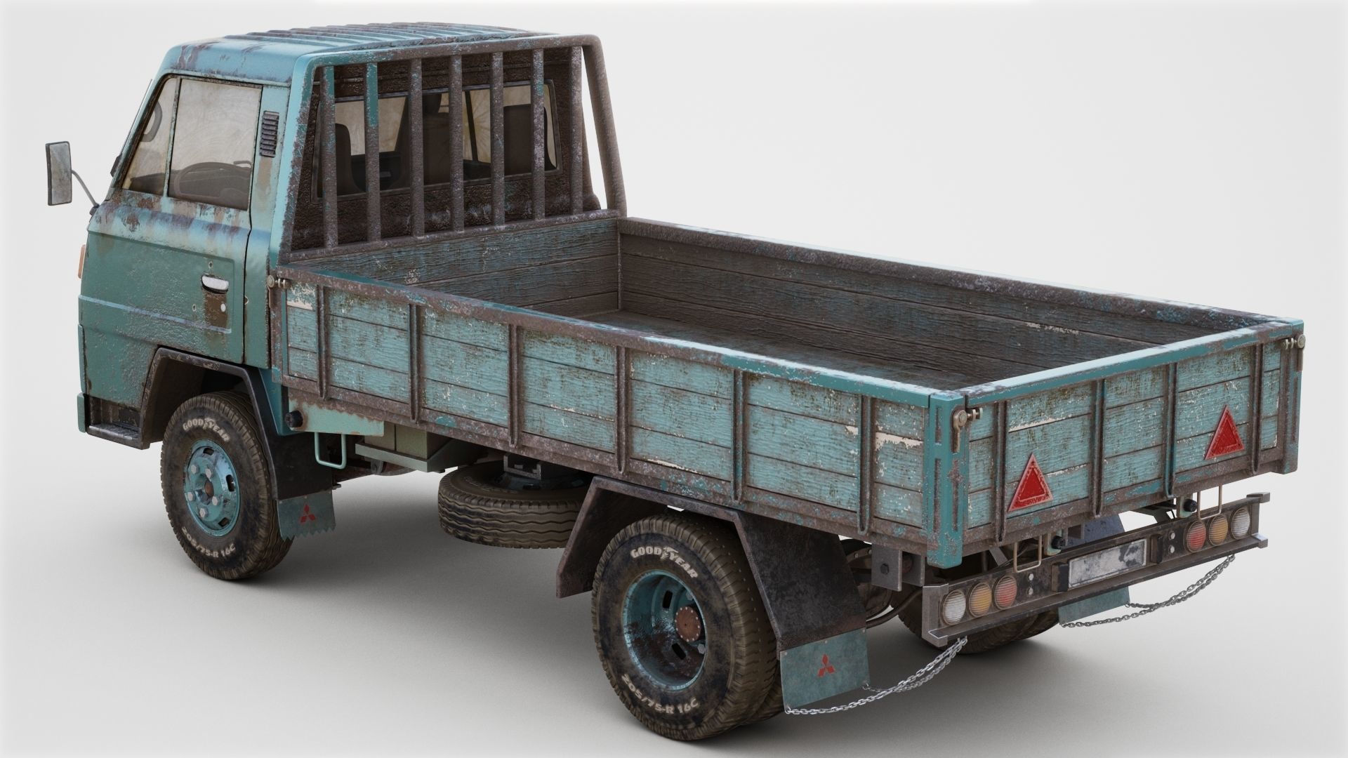 Mitsubishi Fuso Canter mk3 PBR 3D model_3
