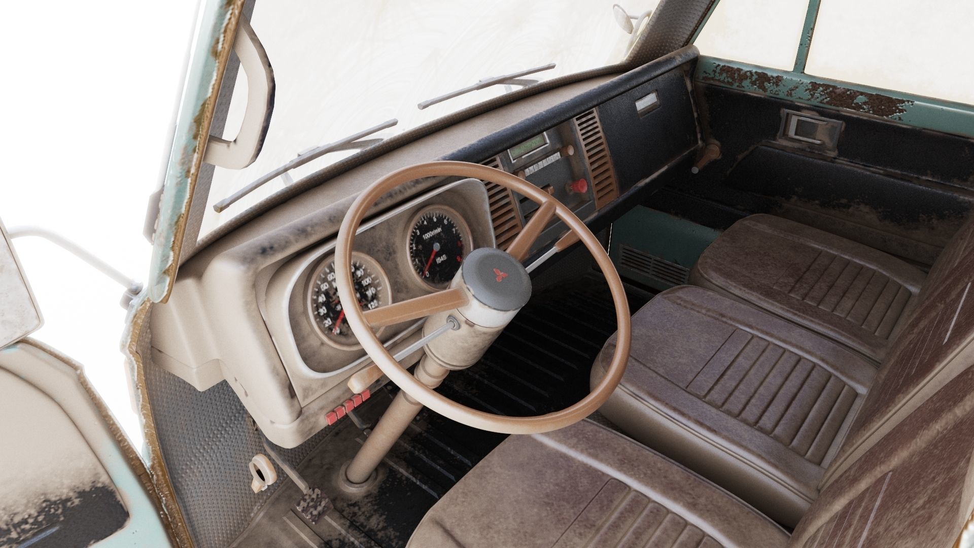 Mitsubishi Fuso Canter mk3 PBR 3D model_14