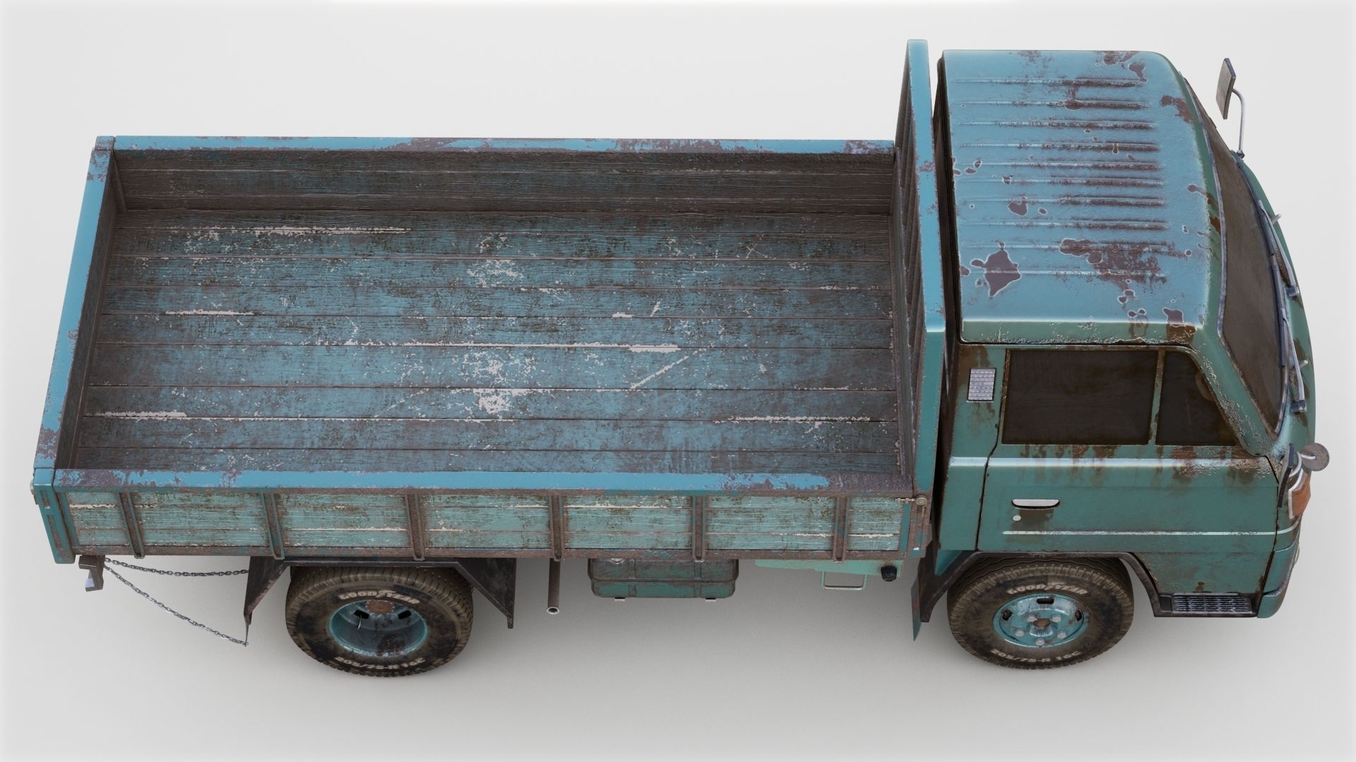 Mitsubishi Fuso Canter mk3 PBR 3D model_6