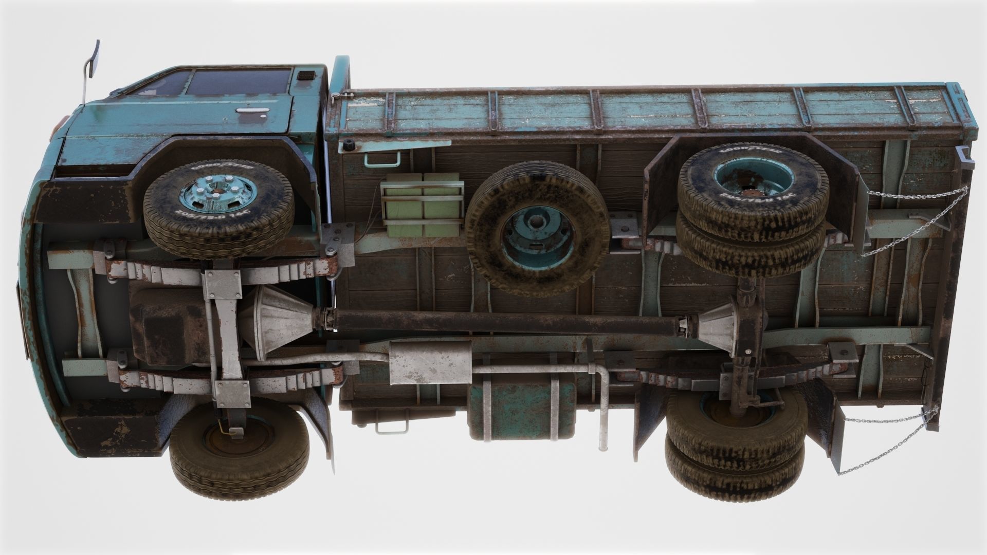 Mitsubishi Fuso Canter mk3 PBR 3D model_11