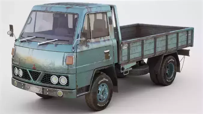 Mitsubishi Fuso Canter mk3 PBR 3D model