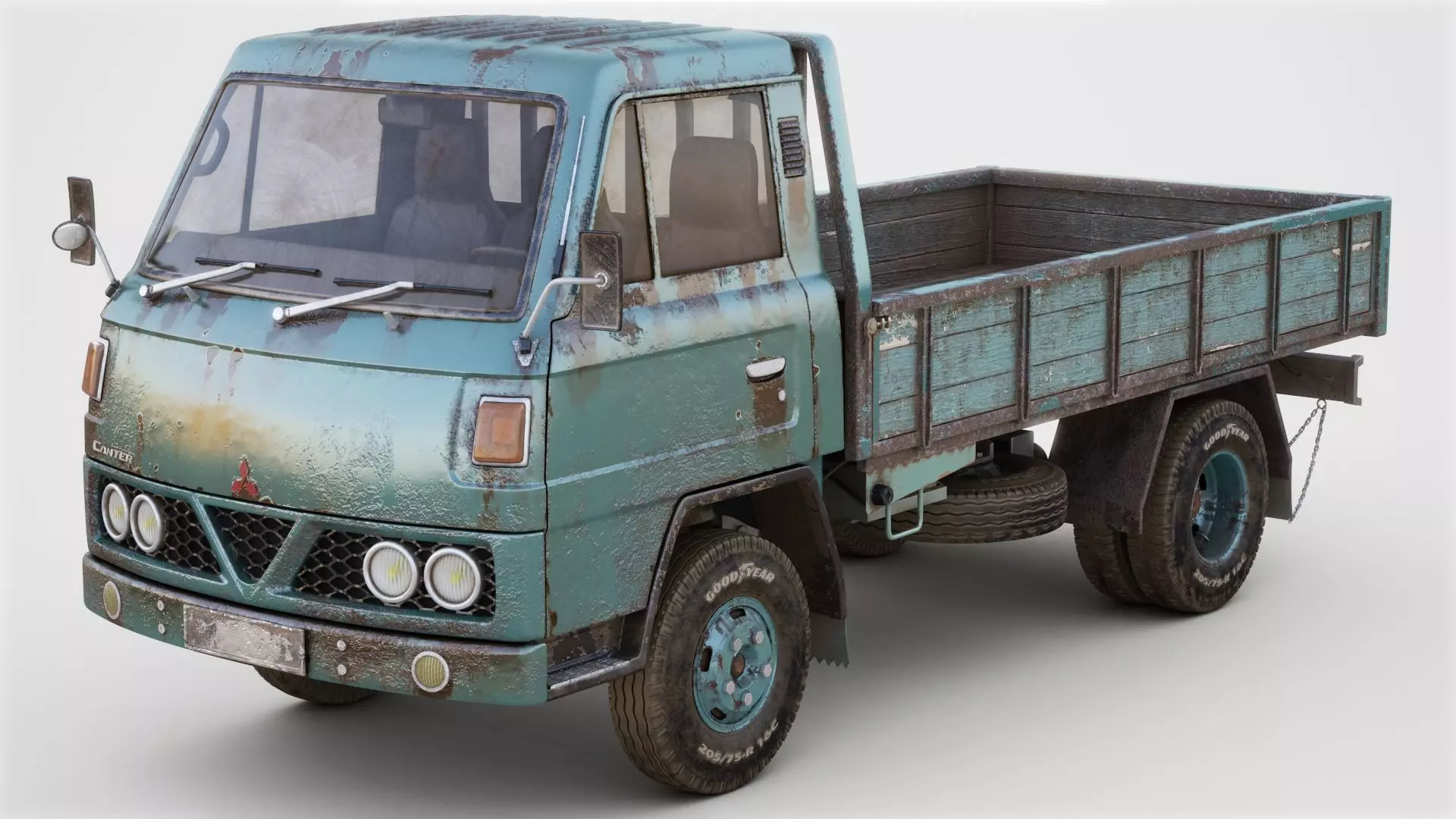 Mitsubishi Fuso Canter mk3 PBR 3D model_0