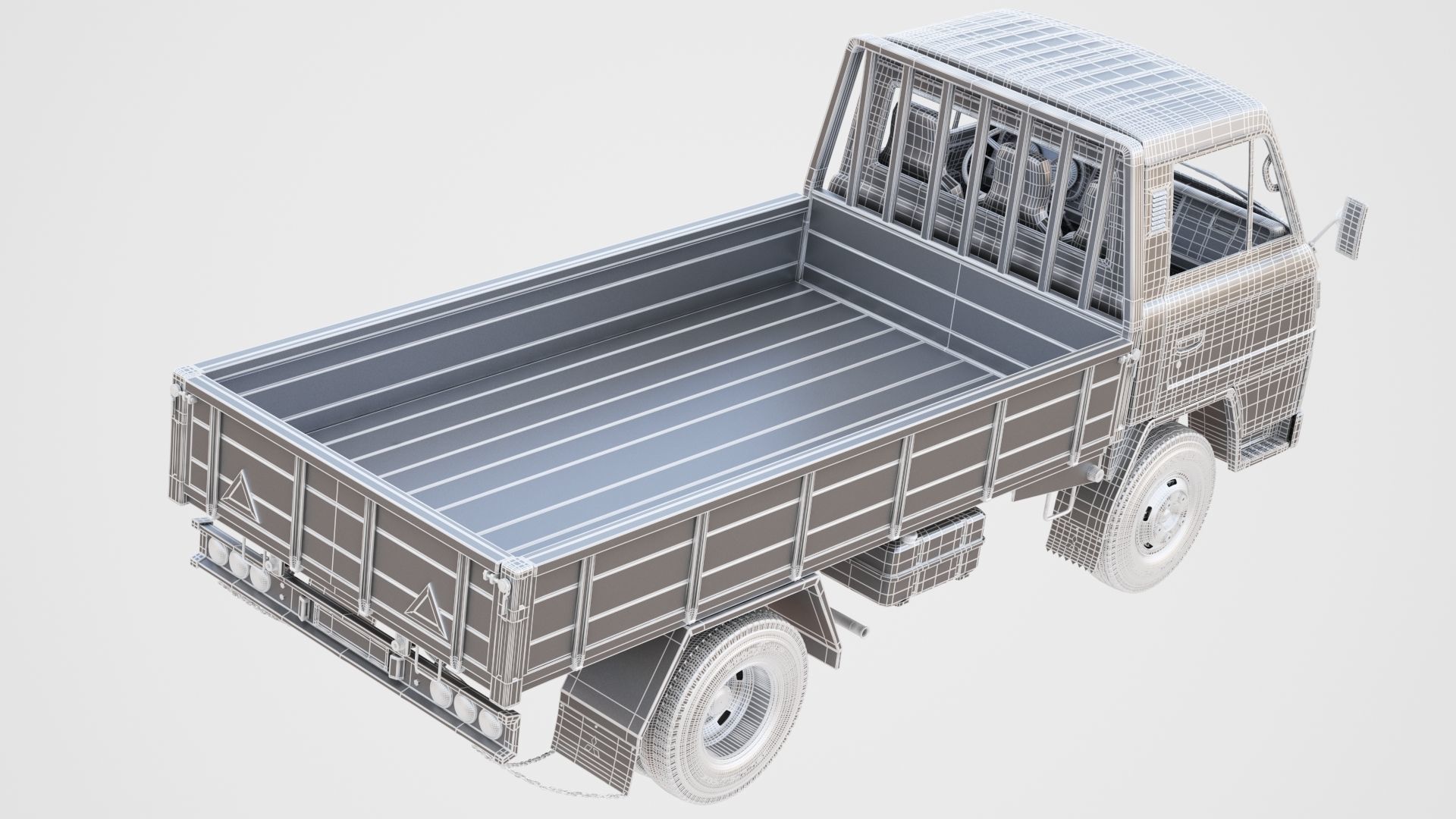 Mitsubishi Fuso Canter mk3 PBR 3D model_20