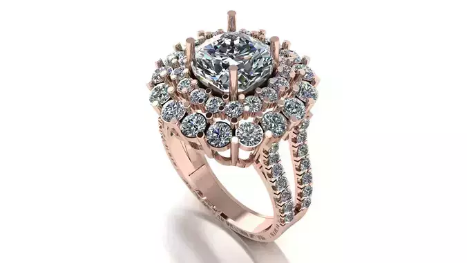 Wedding Engagement Women Ring 3D print model