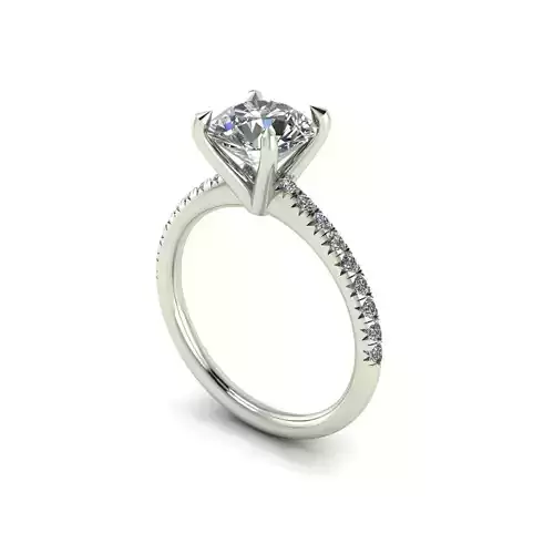 Solitaire Diamond Ring V04