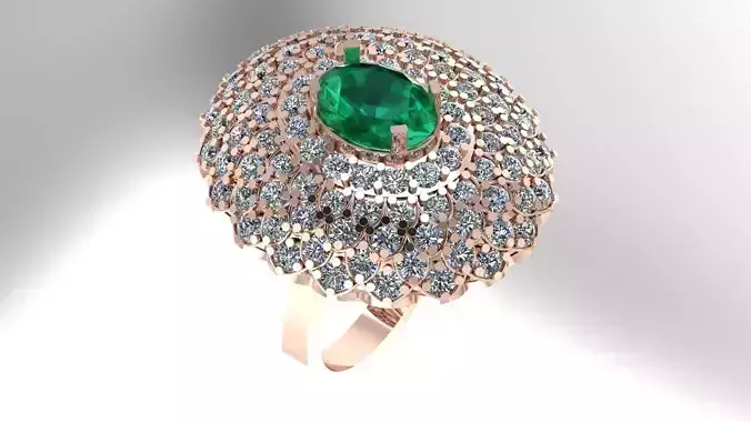 Wedding Engagement Women Ring 3D print model