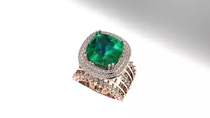 Wedding Engagement Women Ring 3D print model