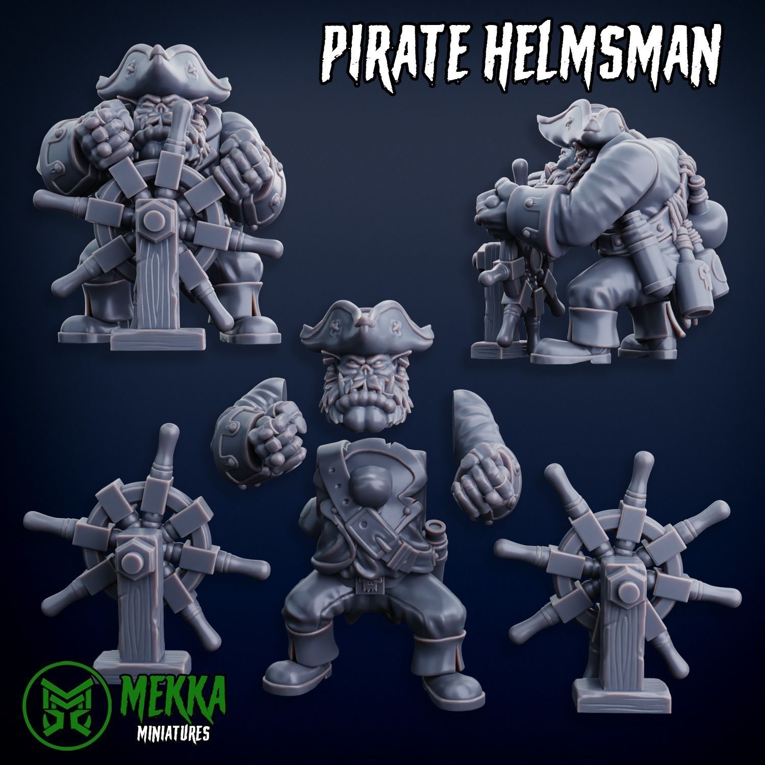 Orc Pirate Ship 3D print model_5