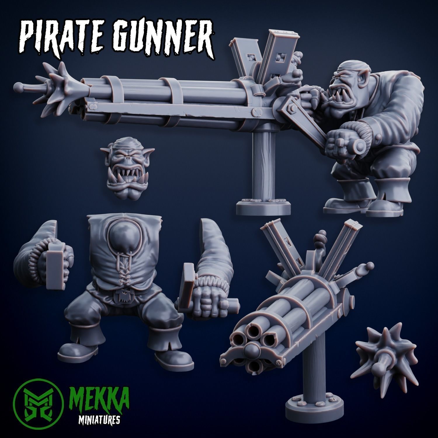 Orc Pirate Ship 3D print model_6
