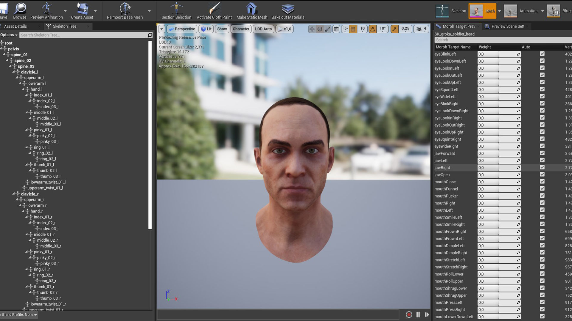 Soldier gorka suit UE4 Low-poly 3D model_21