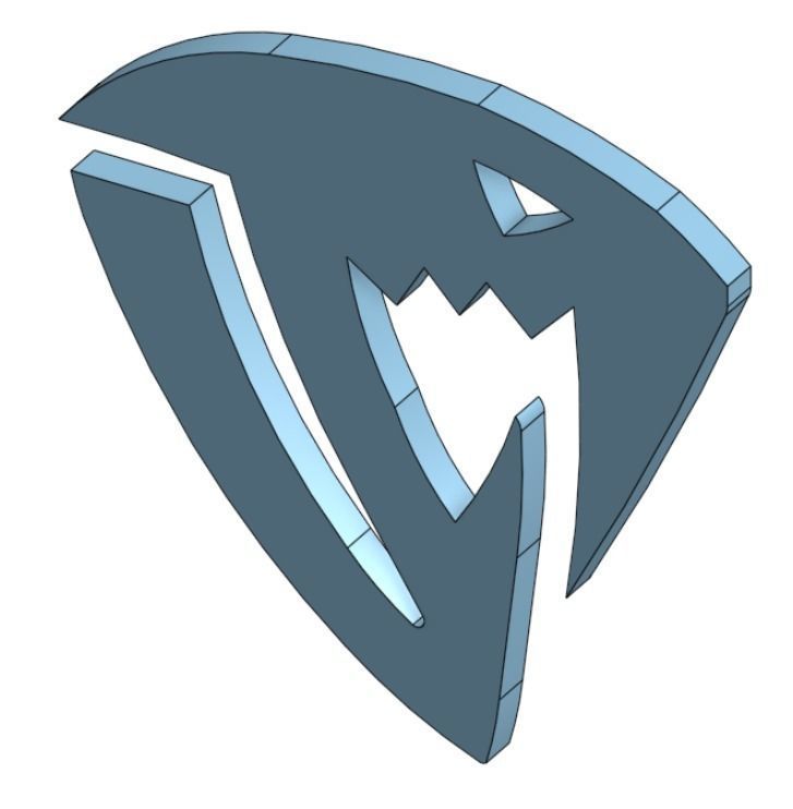 Sabertooth - Fairy Tail Logo 3D print model_2