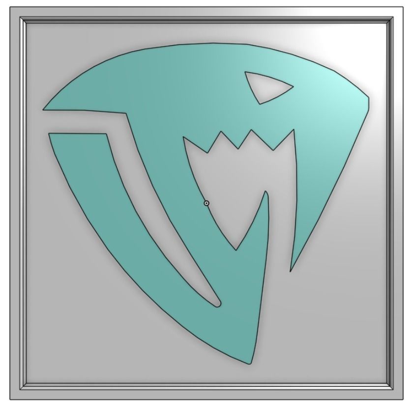 Sabertooth - Fairy Tail Logo 3D print model_1