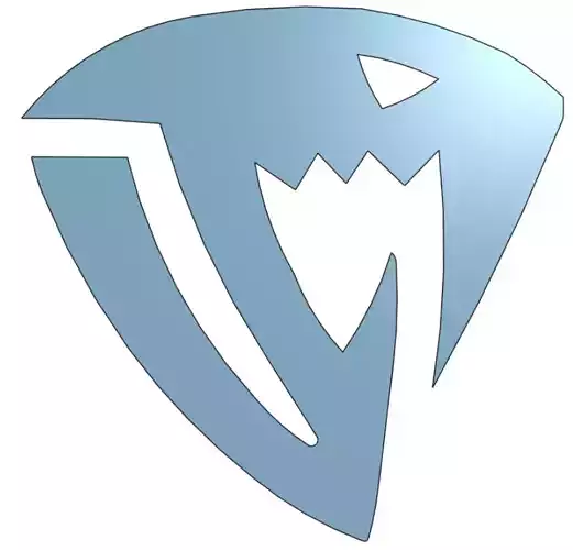 Sabertooth - Fairy Tail Logo 3D print model