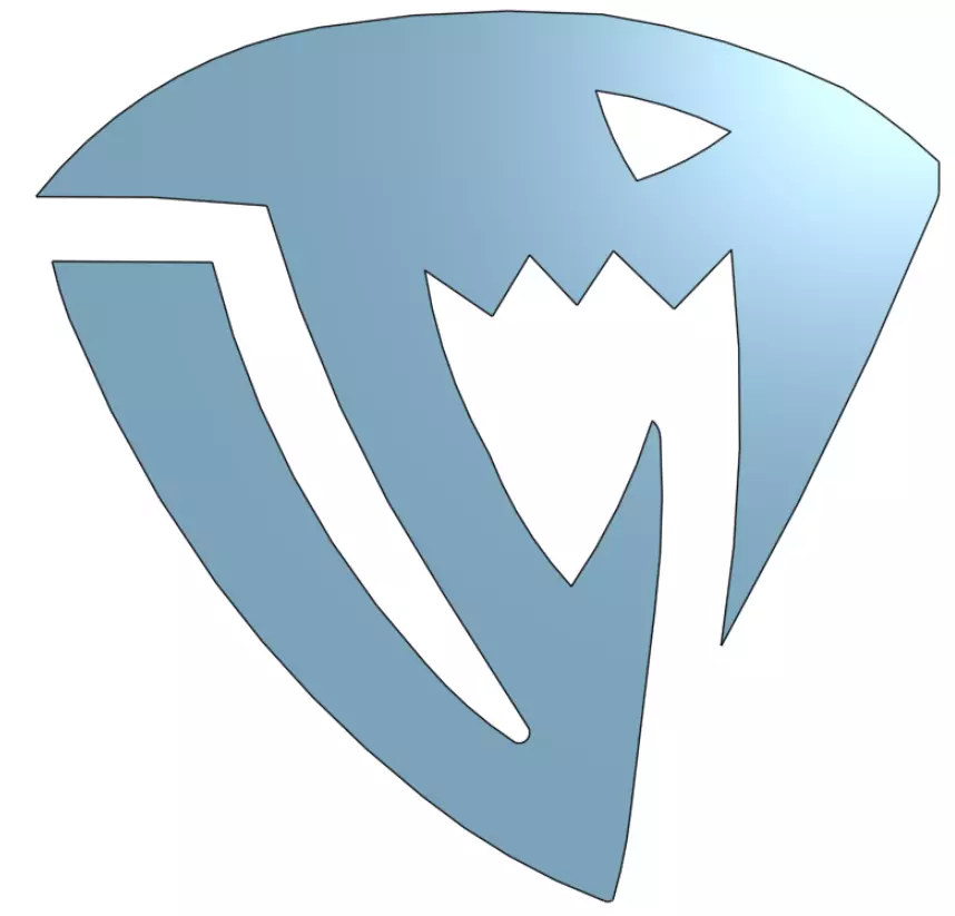 Sabertooth - Fairy Tail Logo 3D print model_0