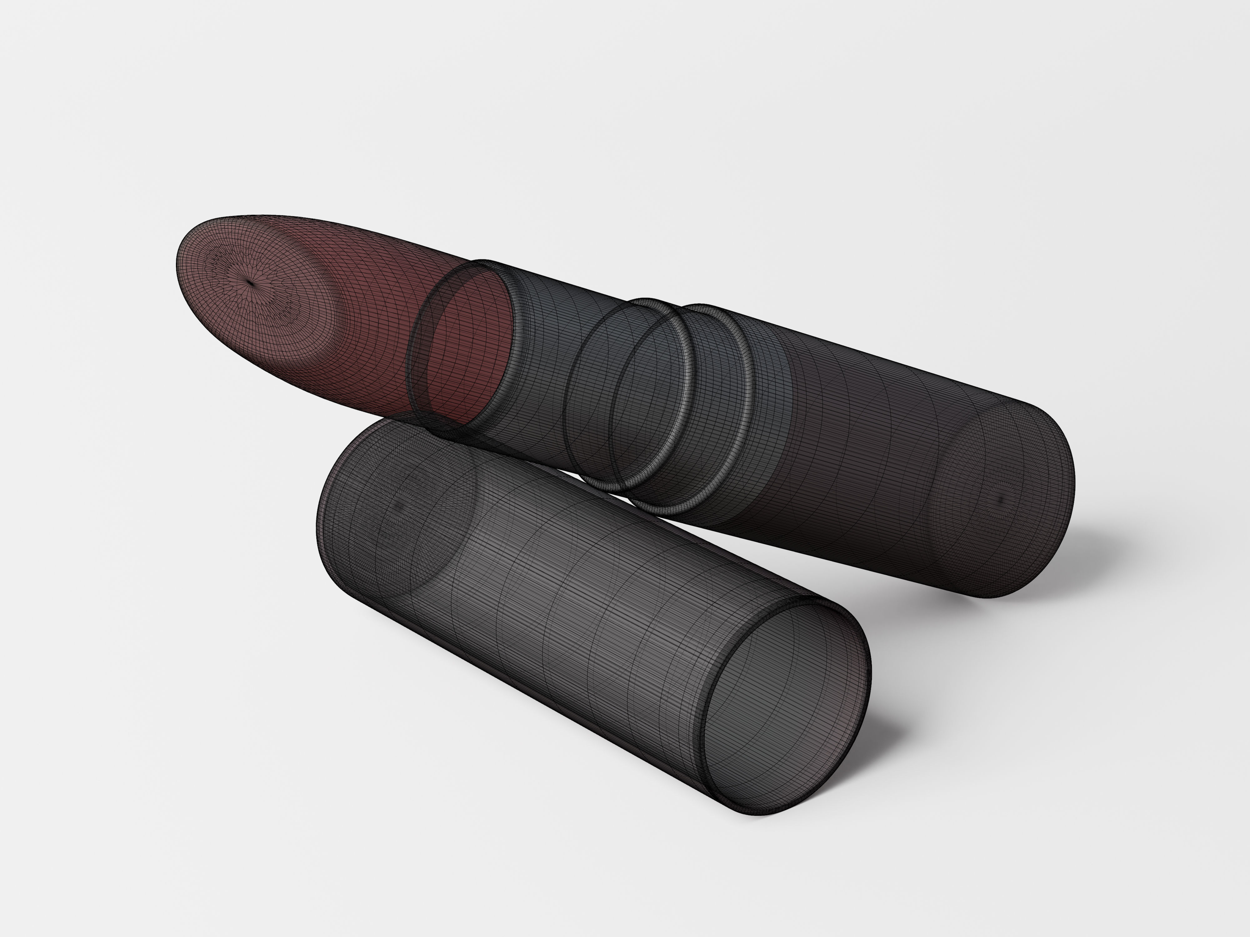 Cosmetic Lipstick Low-poly 3D model_8