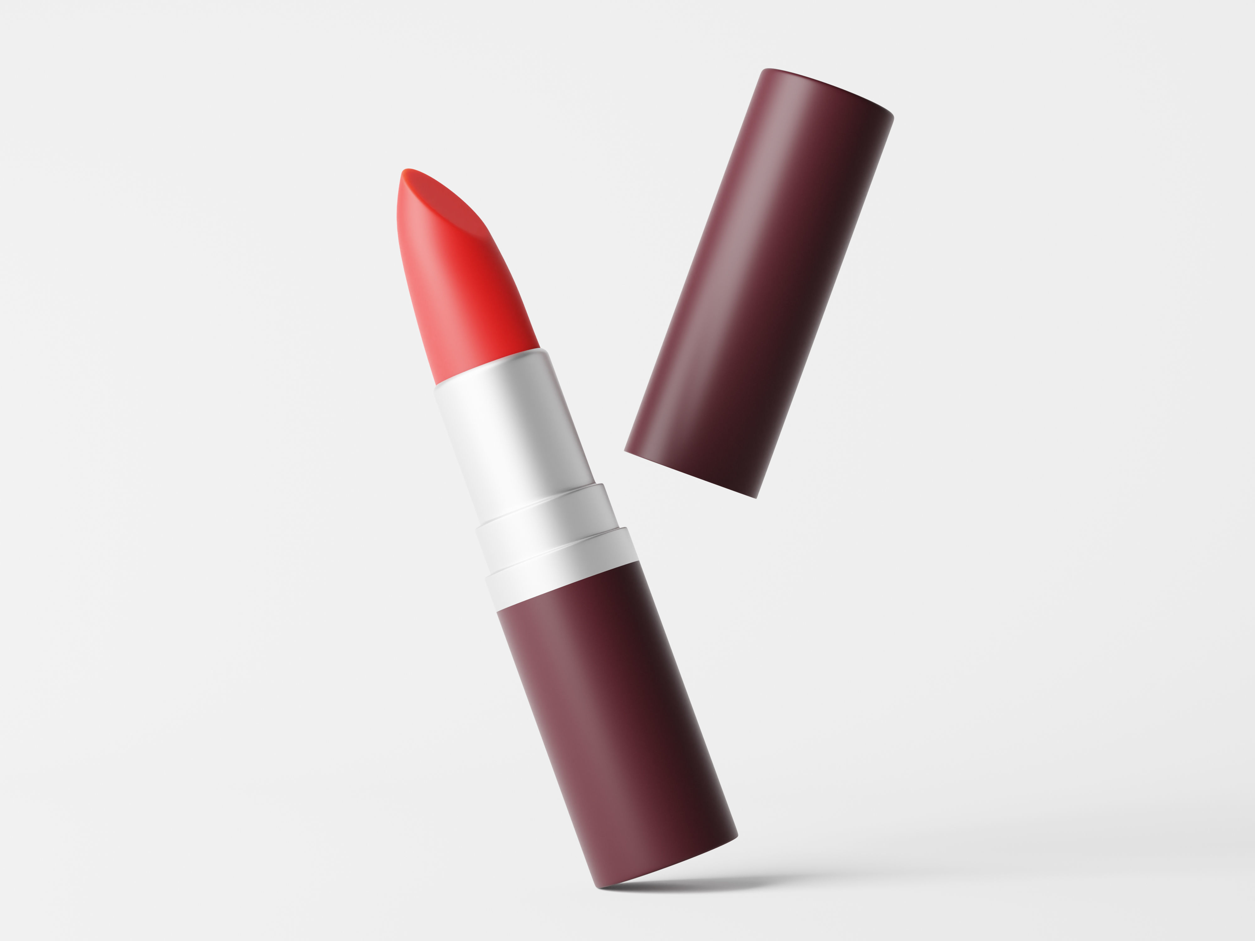 Cosmetic Lipstick Low-poly 3D model_3