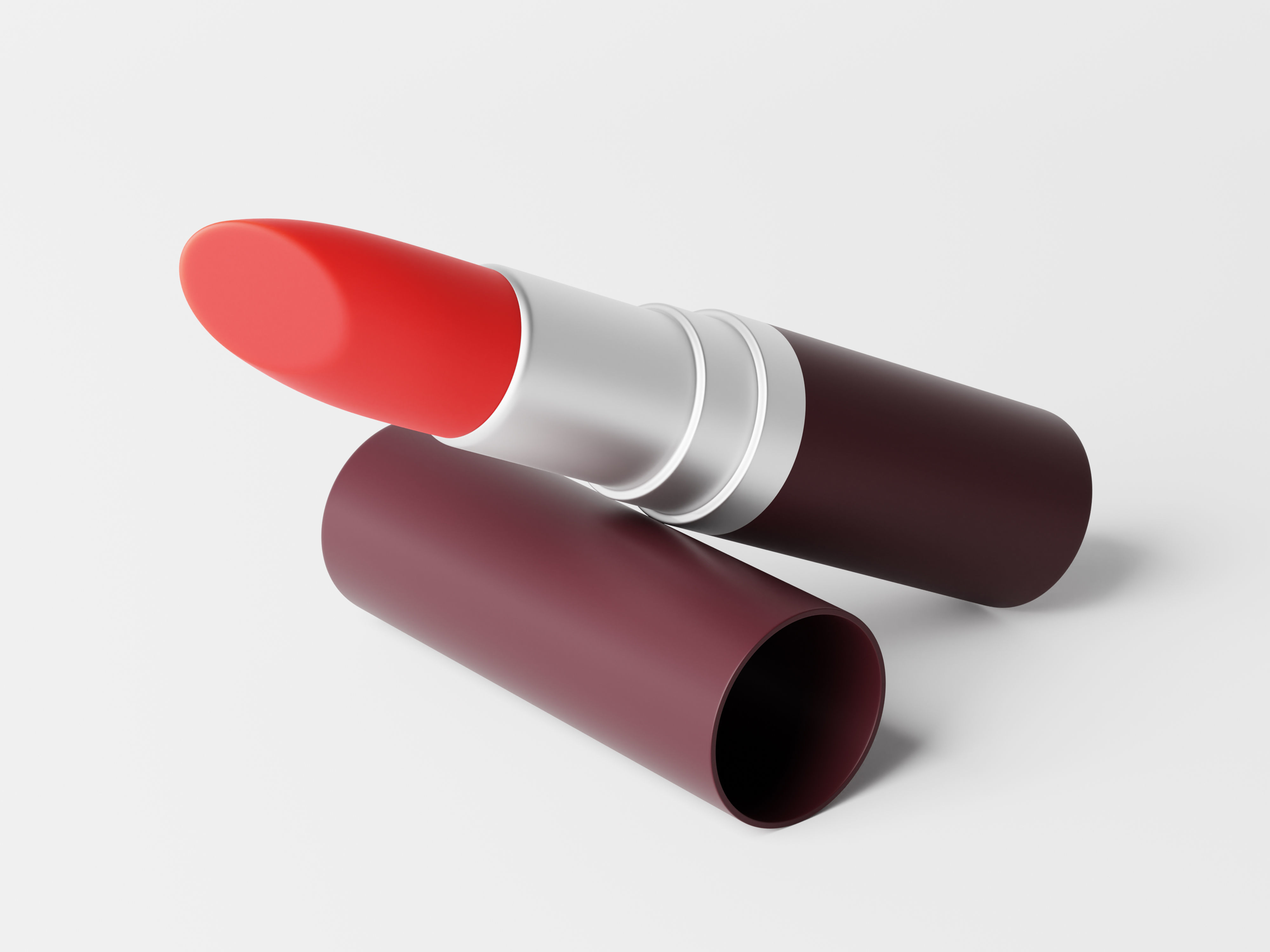 Cosmetic Lipstick Low-poly 3D model_4
