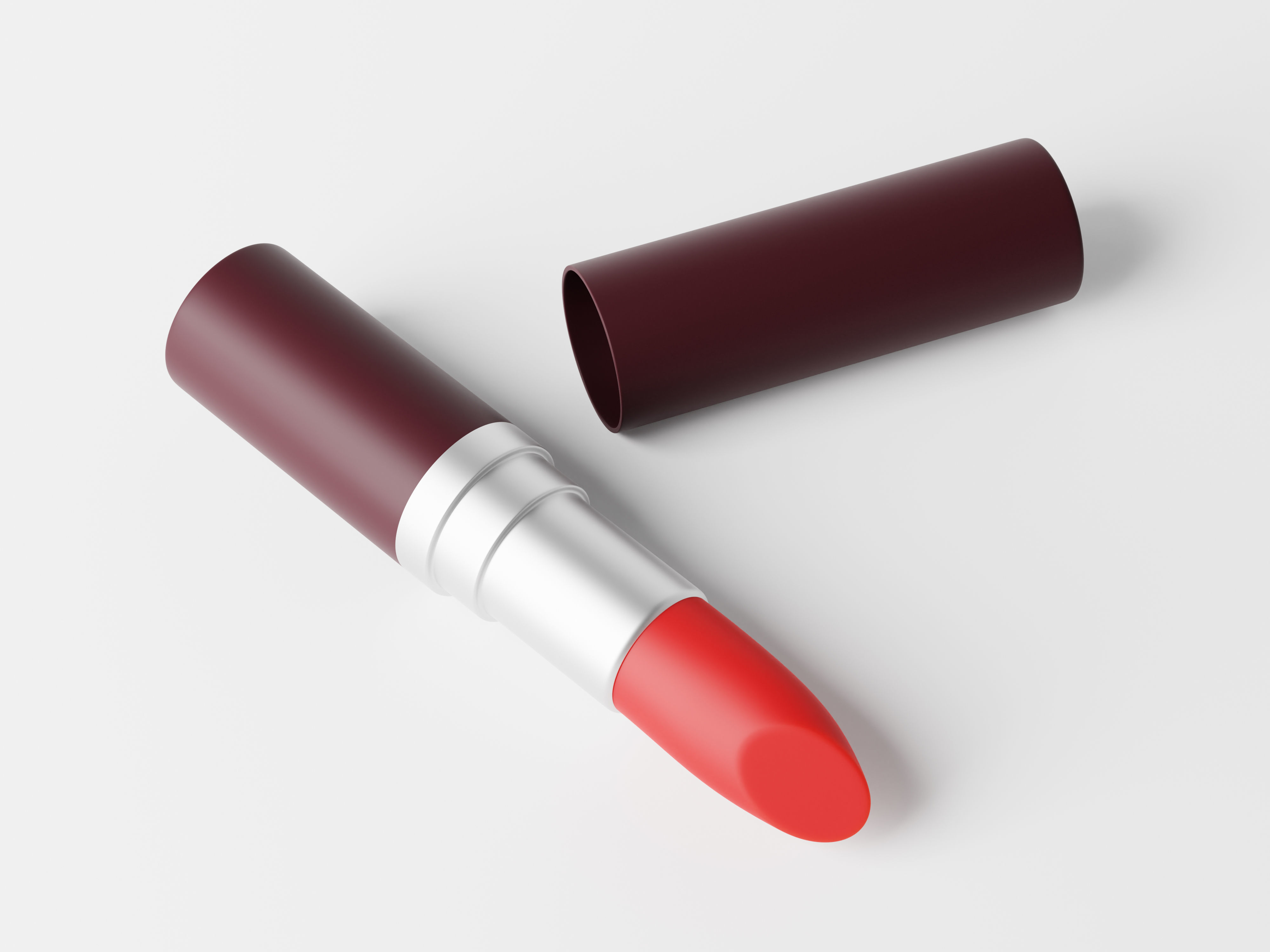 Cosmetic Lipstick Low-poly 3D model_6