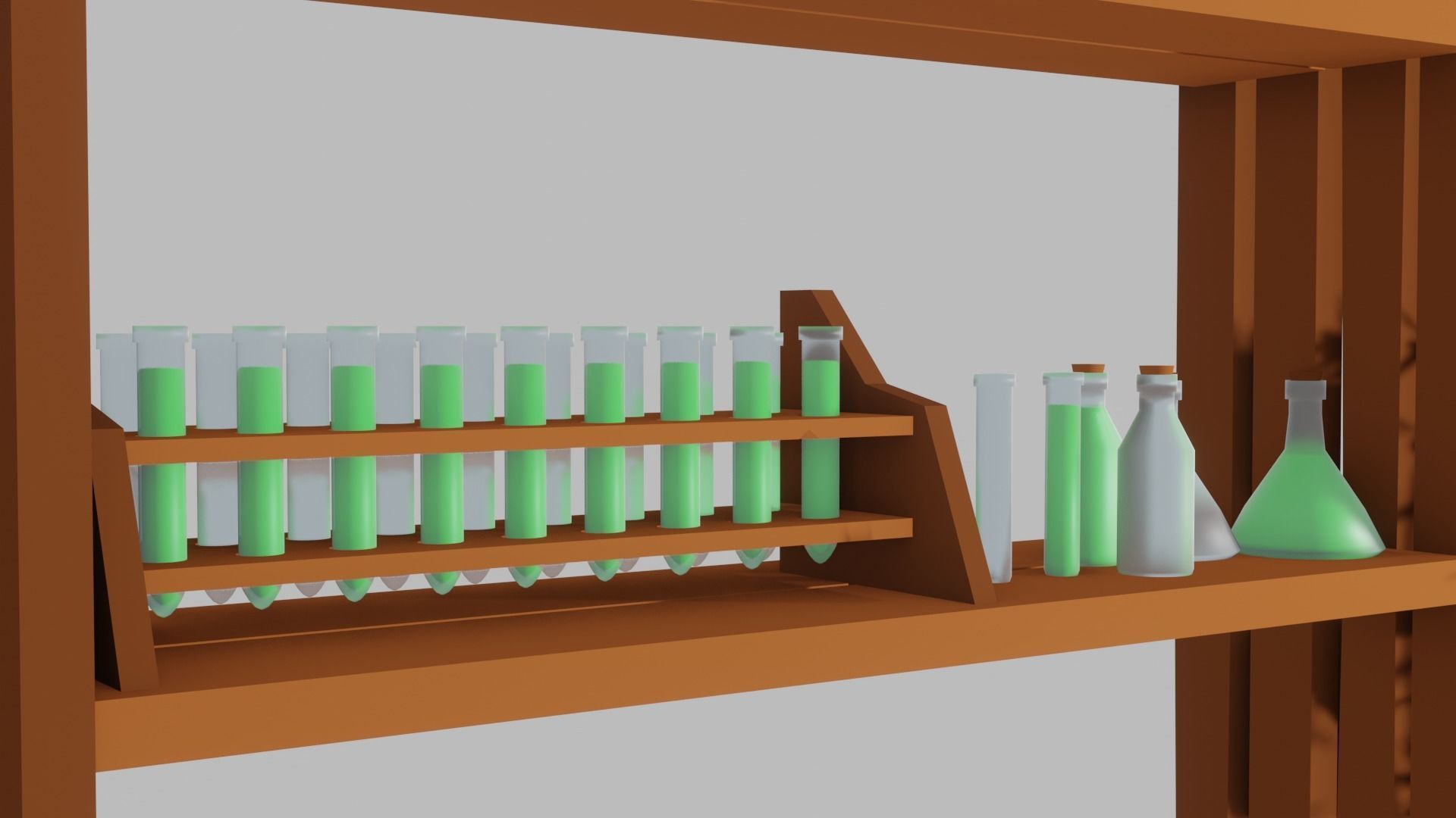 Low-Poly Mages Study Low-poly 3D model_19