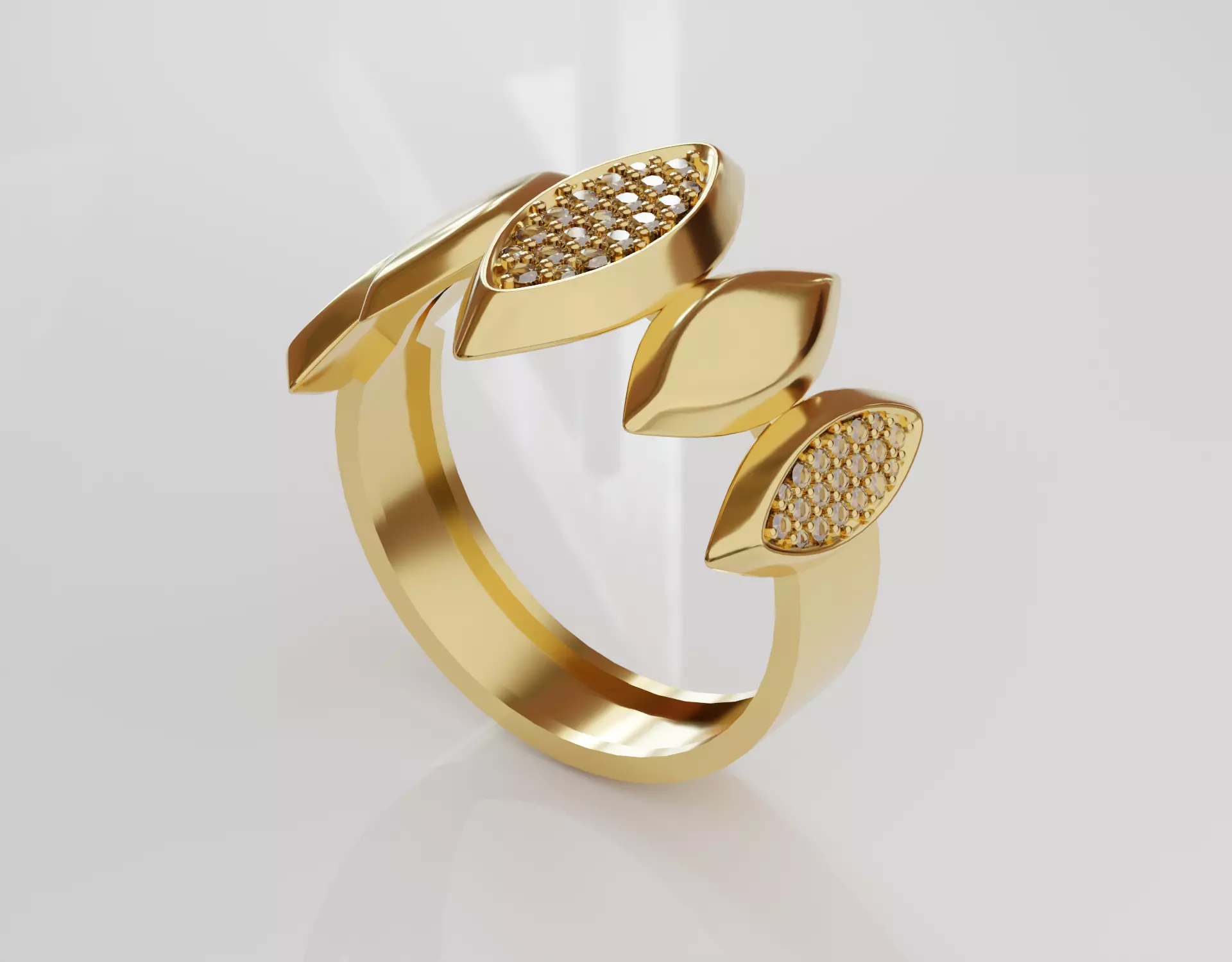 person engagement ring 3D print model