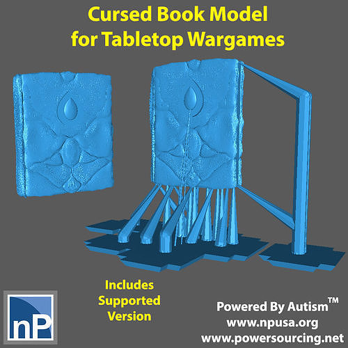 Modern Marvels - Cursed Book Free 3D print model