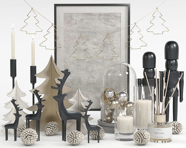 Decorative Set 04 3D model