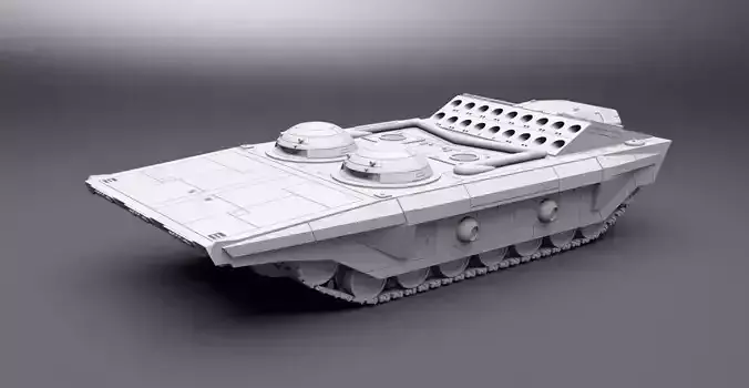 Terrahawks Battletank Scale model