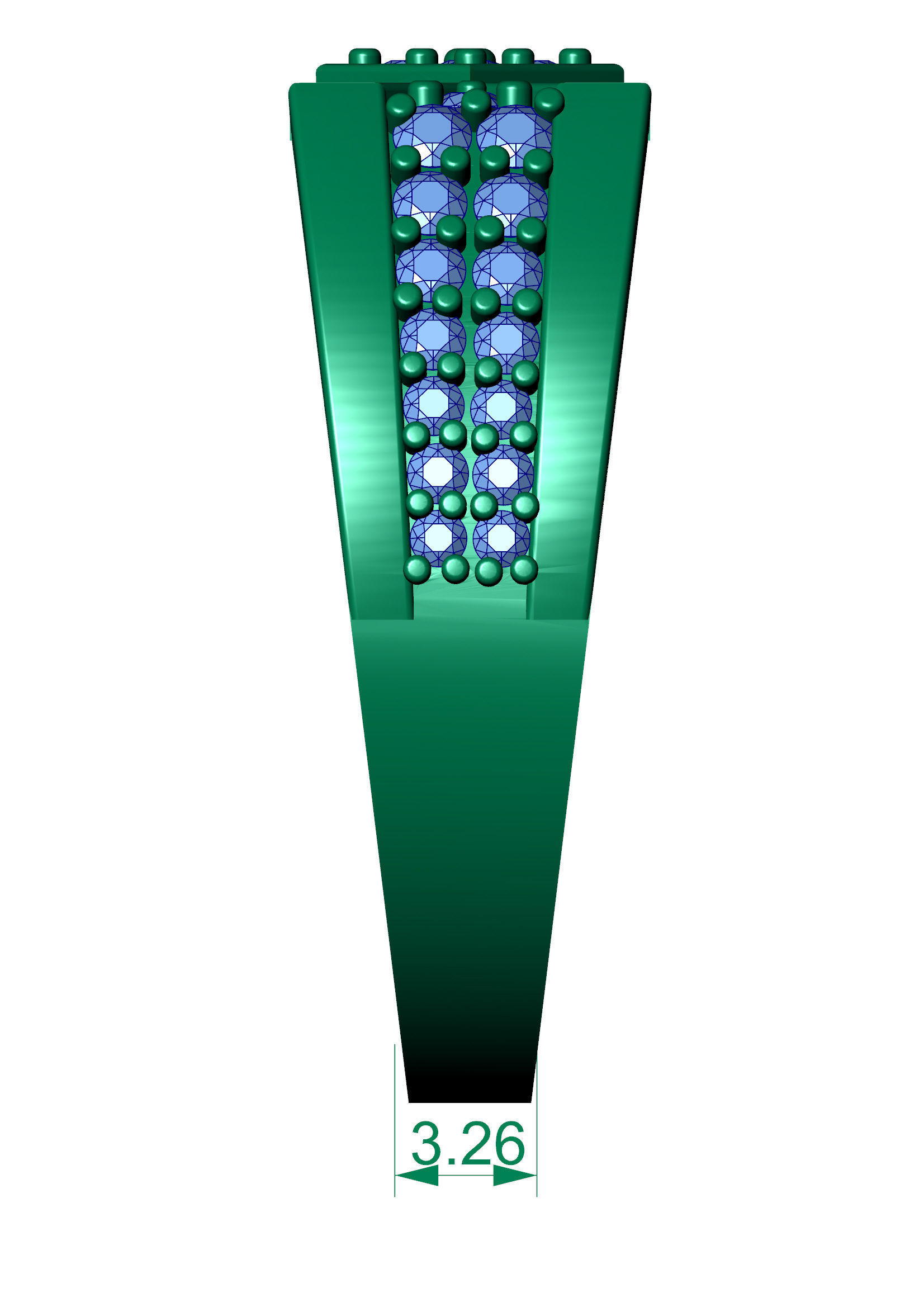 BEST COMFORTABLE GENTS RING 3dm stl obj mtl 3D print model_8