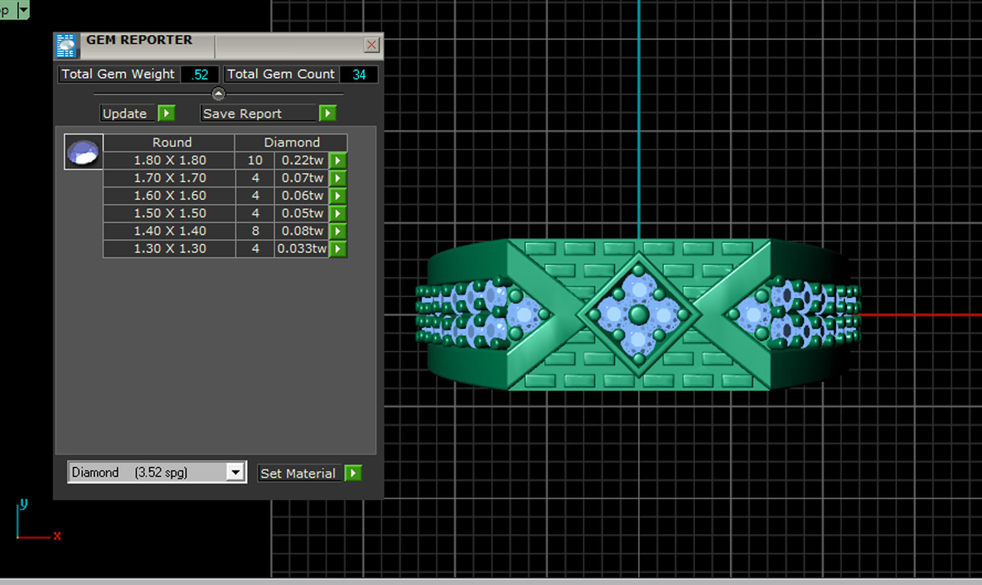 BEST COMFORTABLE GENTS RING 3dm stl obj mtl 3D print model_5