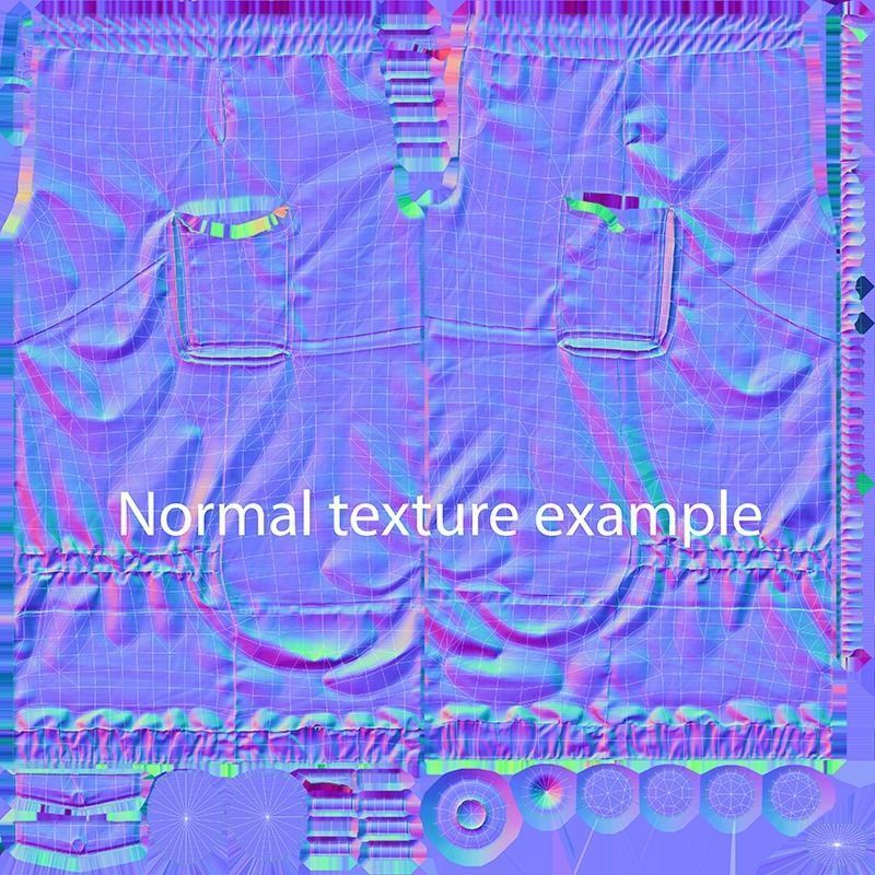 Soldier gorka suit Unity Low-poly 3D model_17