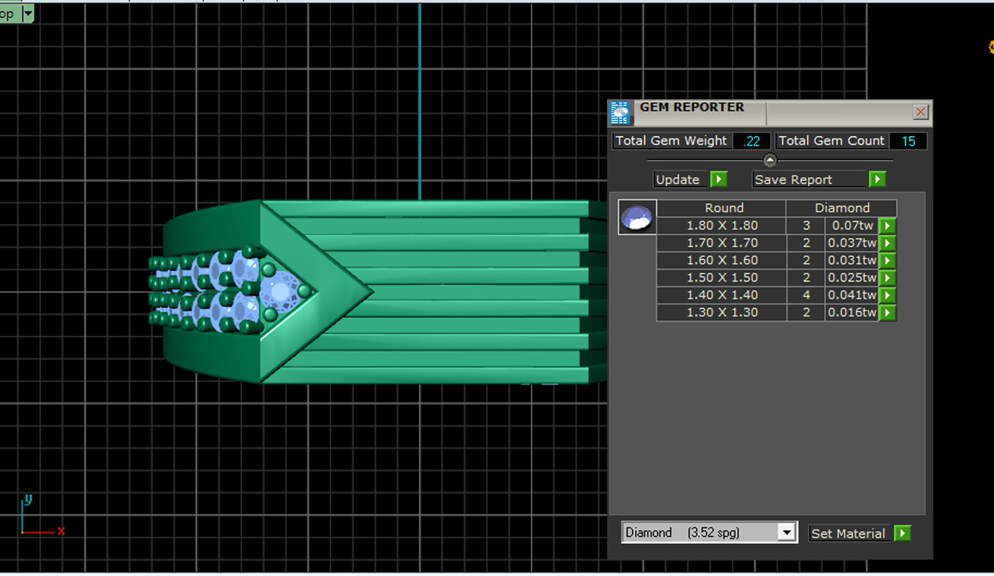 TOP ELEGANT Men Groom Gents Ring 3dm stl obj mtl 3D print model_8