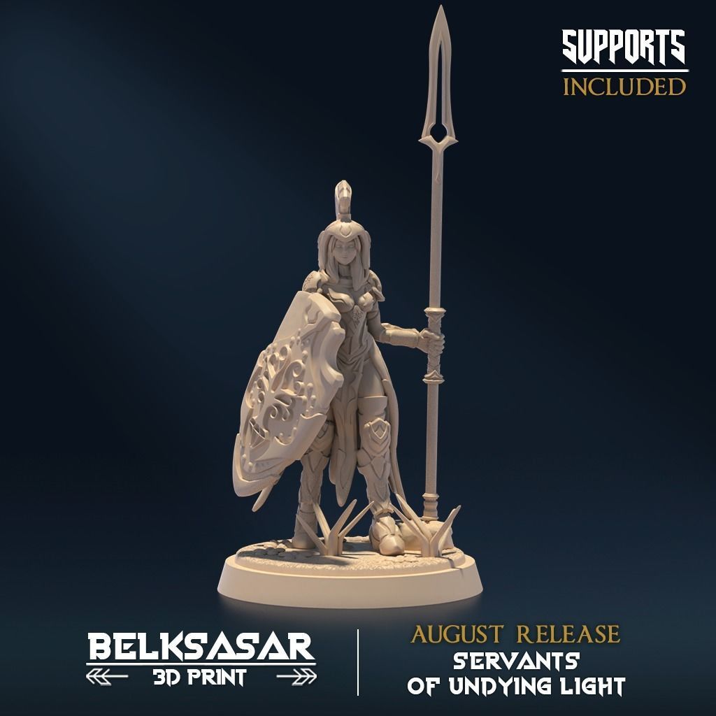 Undying Light Spearblade Set x5 3D print model_4