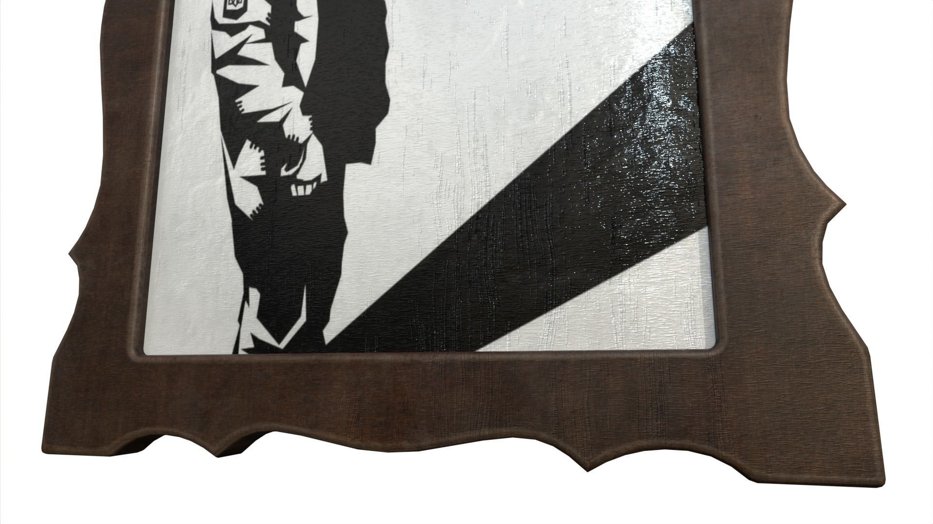 Picture Hero of Ukraine Free low-poly 3D model_5