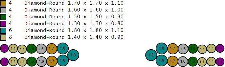 BEST TEXTURE DIAMOND Men Groom Gents Ring 3dm stl obj mtl 3D print model_5