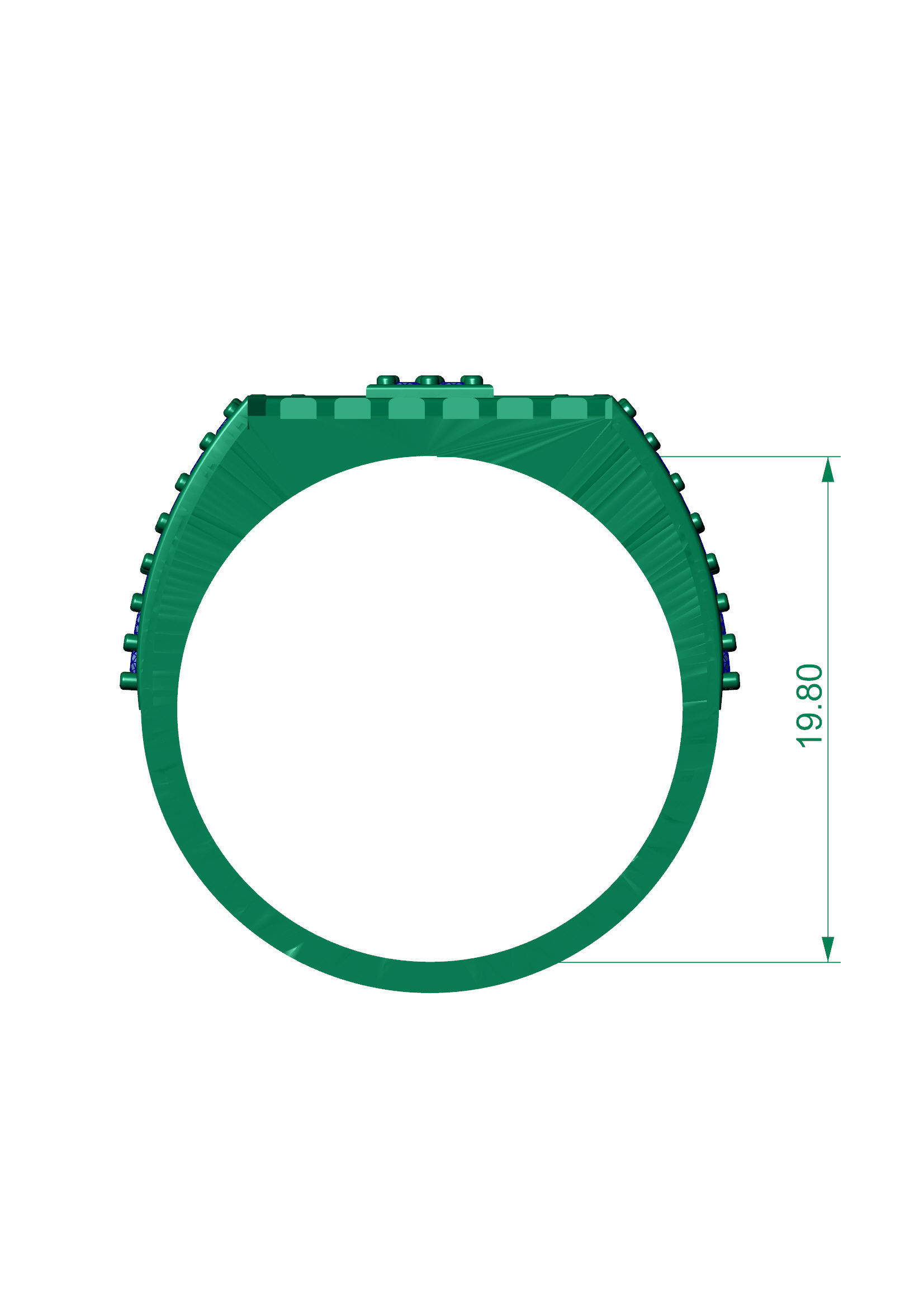 BEST SOLD Men Groom Gents Ring 3dm stl obj mtl 3 3D print model_5