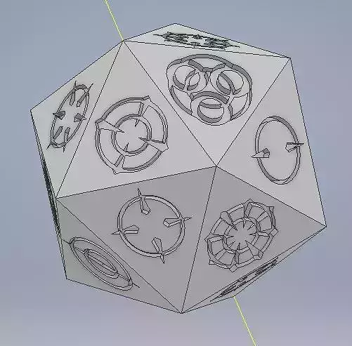 Magic Circle Dice Set
