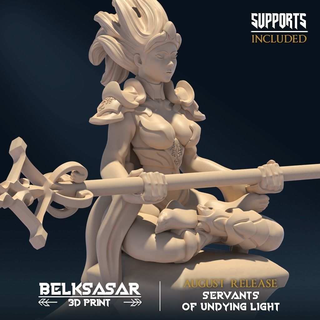 Windtraveler Mage Nude and Normal 3D print model_1