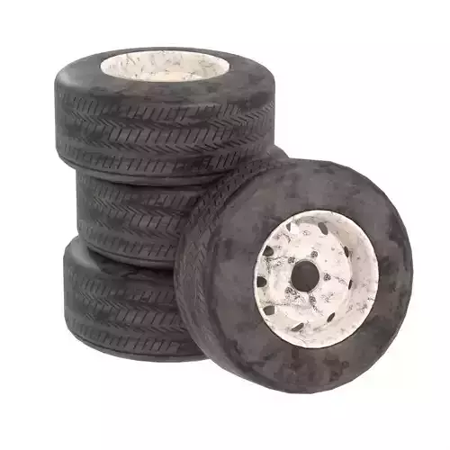 Dirty Tire 3D model