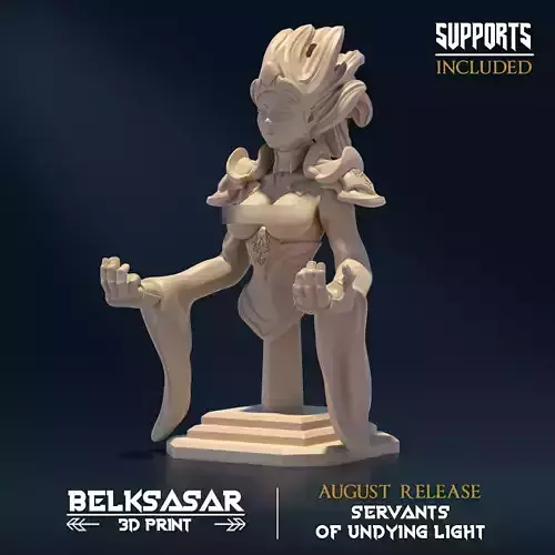 Undying Light Bust Topless 3D print model