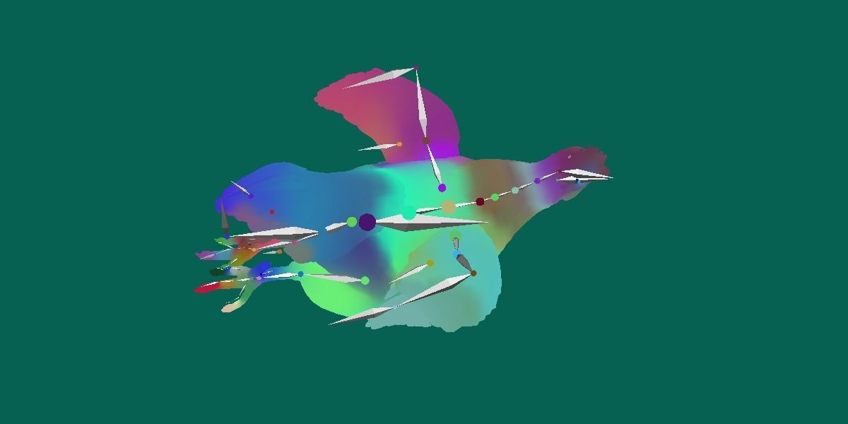 Marans Black Chicken 3D model_16