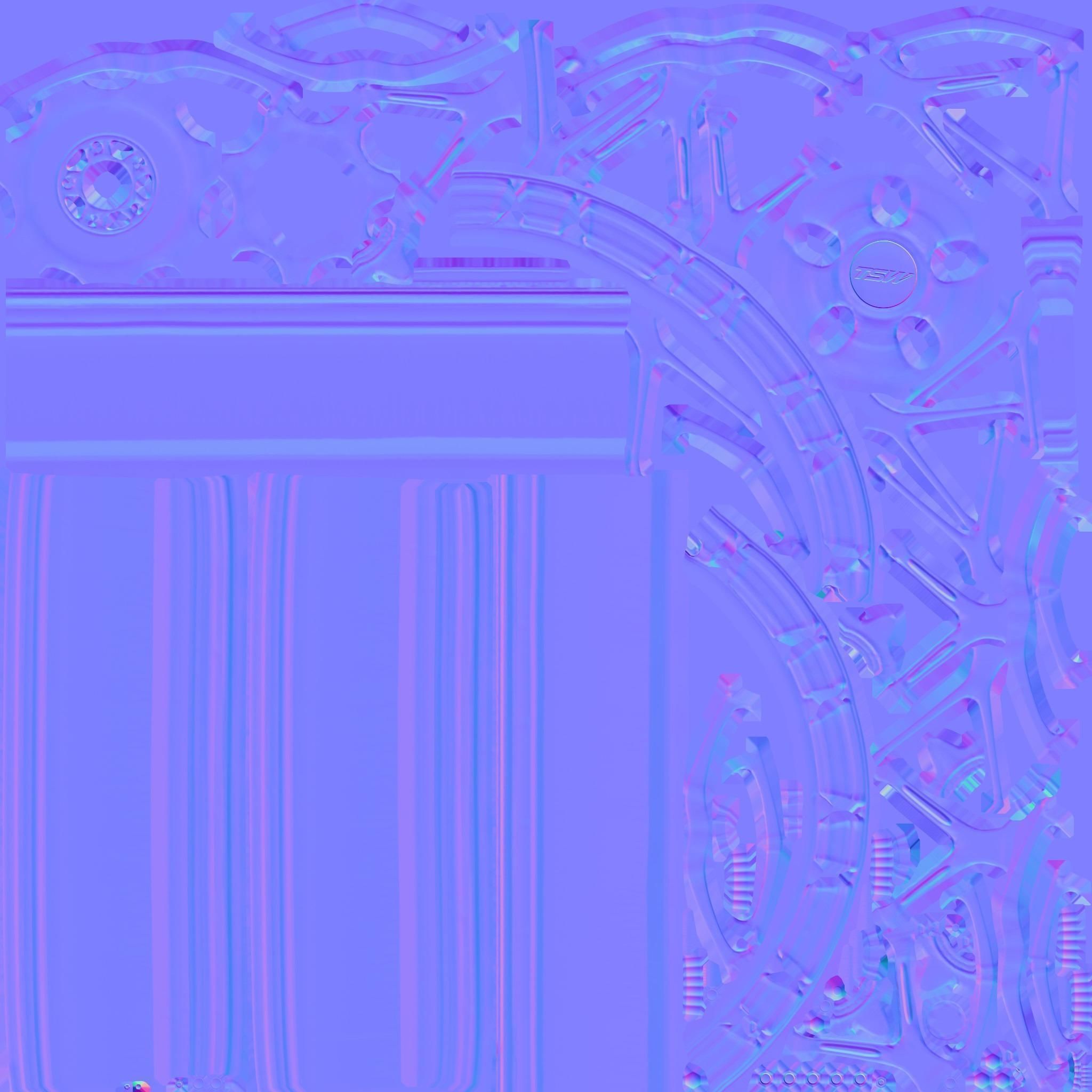 TSW Nurburgring Wheel Rotary Forged Matte Bronze 3D model_22