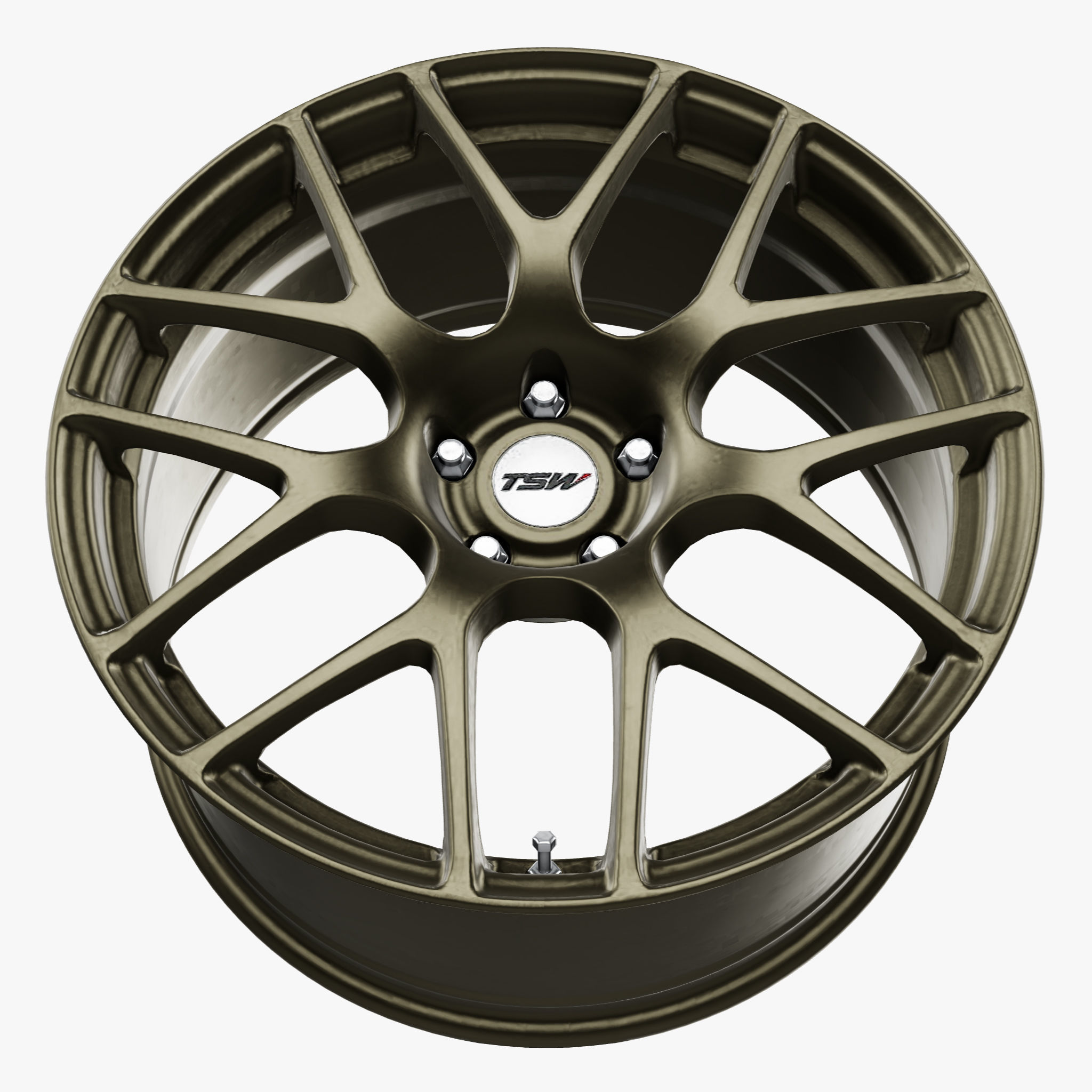 TSW Nurburgring Wheel Rotary Forged Matte Bronze 3D model_15