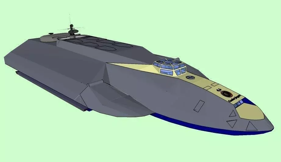 SF Leo - fregate Zodiac class Free 3D print model