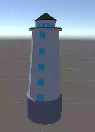 Low poly lighthouse