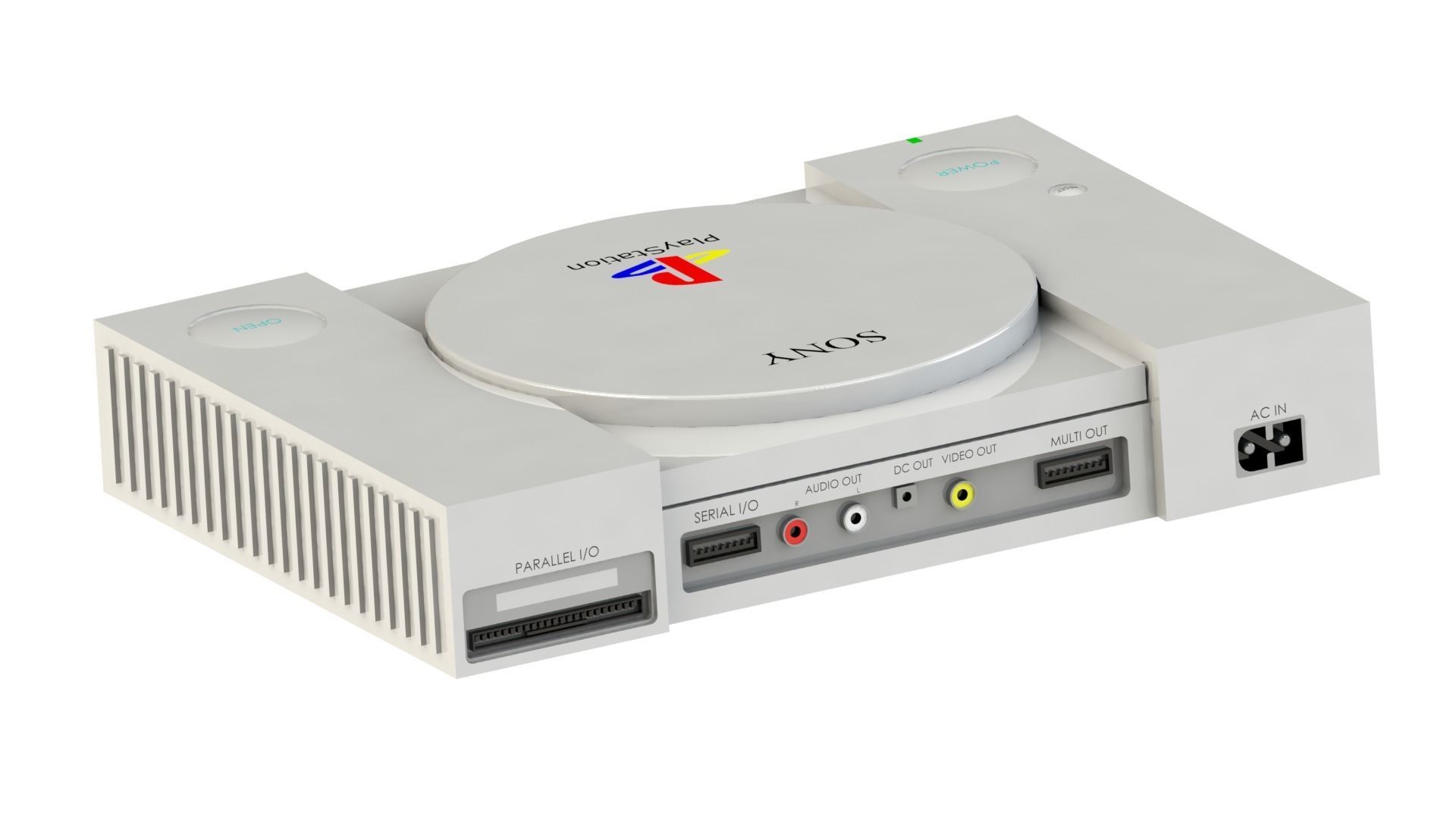 Sony Playstation 1 3D print model_1