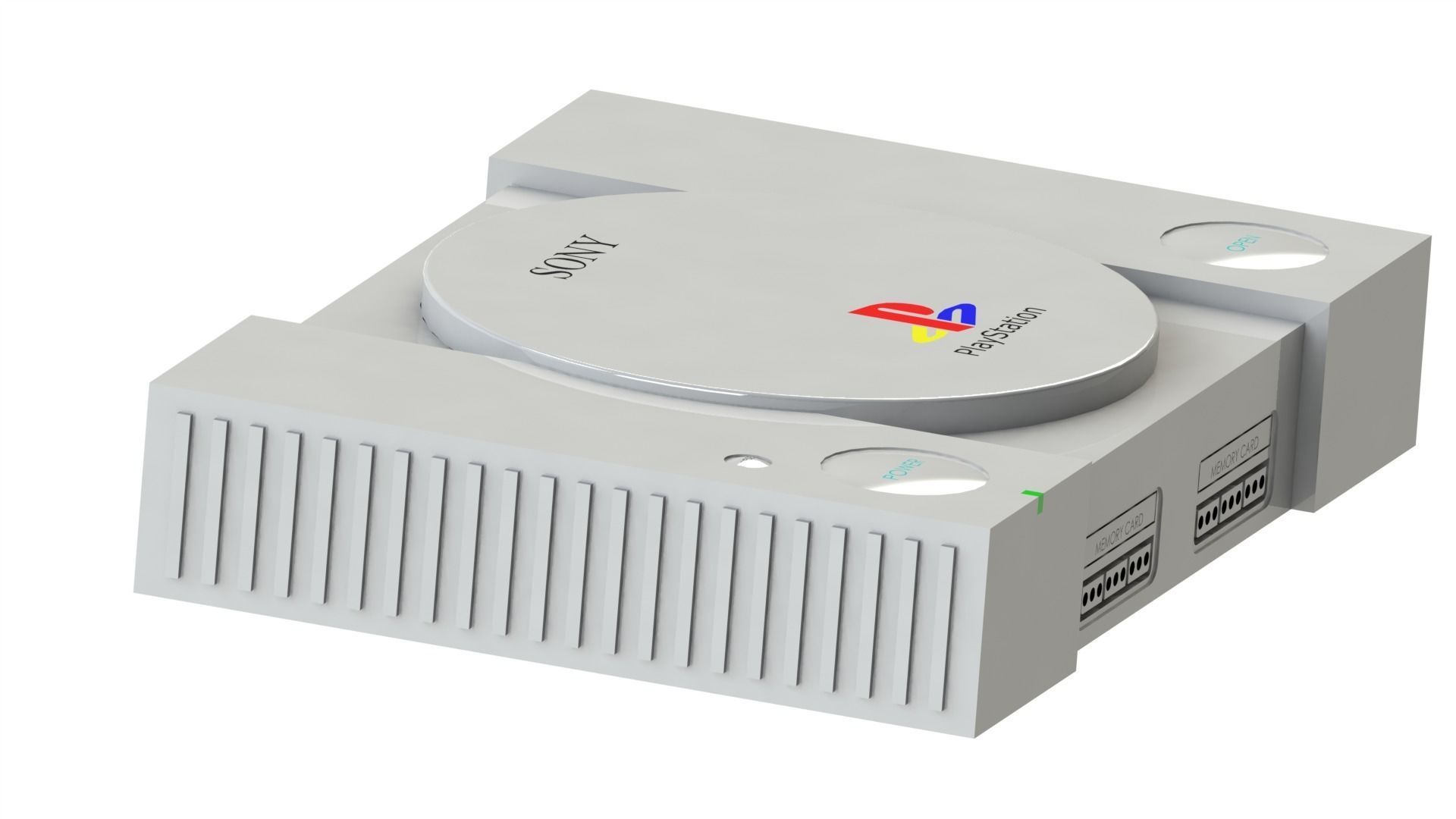 Sony Playstation 1 3D print model_2