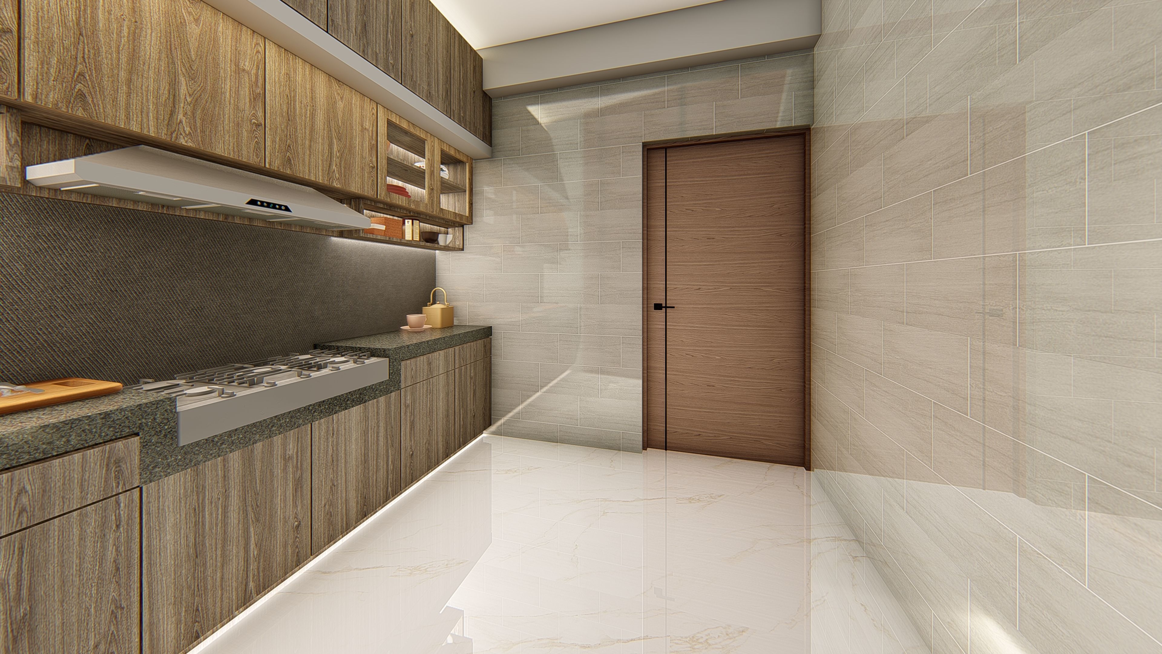 KITCHEN INTERIOR DESIGN 3D model_3